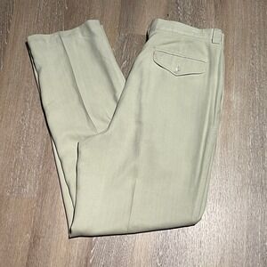 Tommy‎ Bahama Green Women's Silk Dress Pants Career Casual Khaki Size 14 EUC